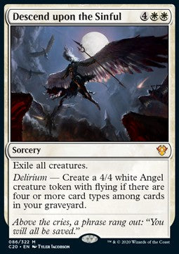 Descend upon the Sinful - Commander: Ikoria (Mythic) [C20-86] Immagine principale del prodotto