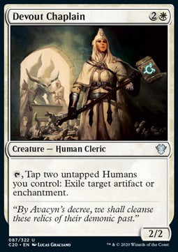 Devout Chaplain - Commander: Ikoria (Uncommon) [C20-87] Immagine principale del prodotto