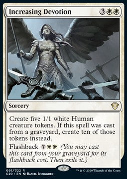 Increasing Devotion - Commander: Ikoria (Rare) [C20-91] Immagine principale del prodotto