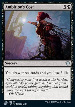 Ambition's Cost - Commander: Ikoria (Uncommon) [C20-129] Immagine principale del prodotto