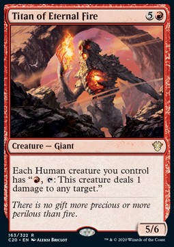 Titan of Eternal Fire - Commander: Ikoria (Rare) [C20-163] Hauptbild