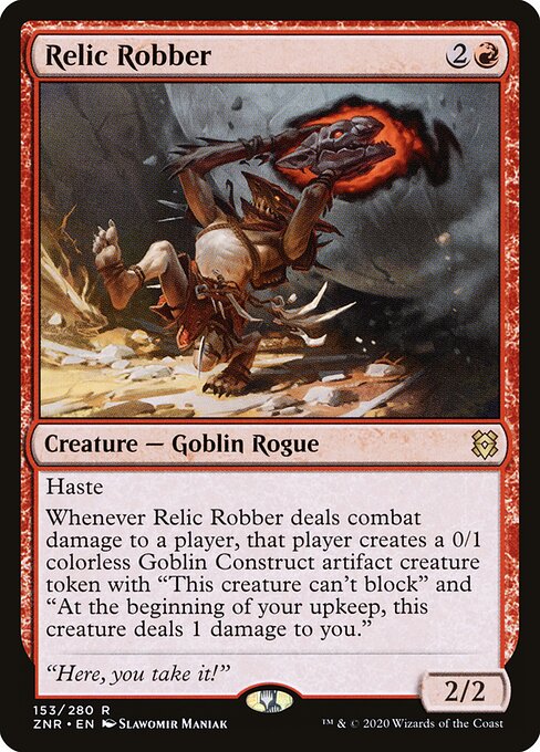 Relic Robber – Zendikar Rising (ZNR-153) Magic: The Gathering card Imagen principal del producto