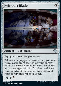 Heirloom Blade - Commander: Ikoria (Uncommon) [C20-242] Immagine principale del prodotto