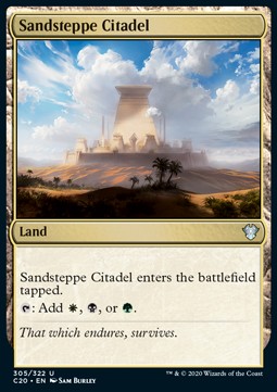 Sandsteppe Citadel - Commander: Ikoria (Uncommon) [C20-305]
