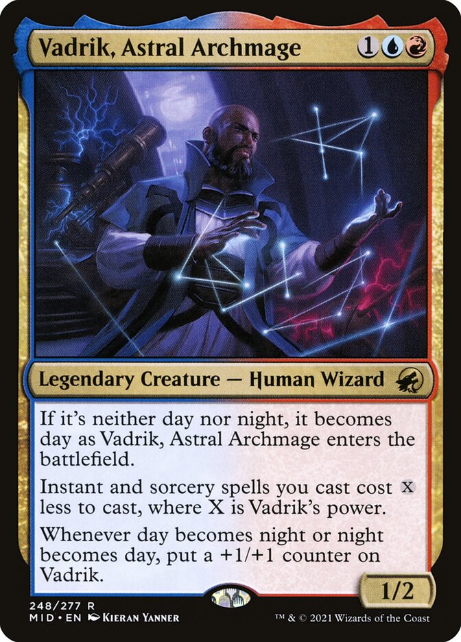 Magic-kaart Vadrik, Astral Archmage MID-248 uit Innistrad: Midnight Hunt (Rare)