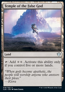 Temple of the False God - Commander: Ikoria (Uncommon) [C20-319] Immagine principale del prodotto