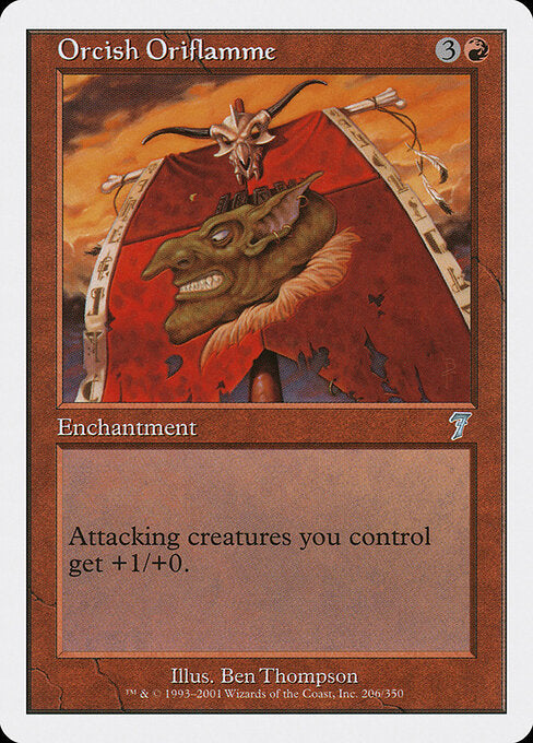 Orcish Oriflamme – Seventh Edition (7ED-206) Magic: The Gathering card | LC-REM-20260804-15935500550476-45467389-980b-4eaf-9b4b-38fefb307a7c Hauptbild