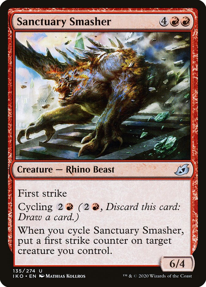 Sanctuary Smasher - Ikoria: Lair of Behemoths (Uncommon) [IKO-135] Main image