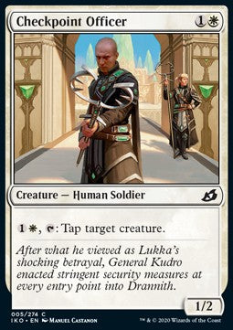 Checkpoint Officer - Ikoria: Lair of Behemoths (Common) [IKO-5] Main image
