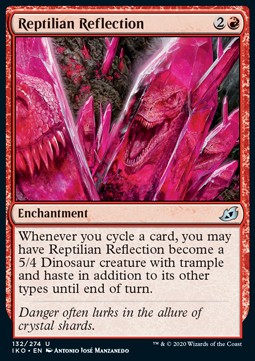 Reptilian Reflection - Ikoria: Lair of Behemoths (Uncommon) [IKO-132] Immagine principale del prodotto