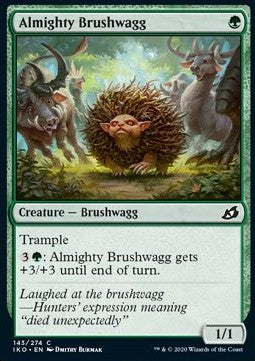 Almighty Brushwagg - Ikoria: Lair of Behemoths (Common) [IKO-143] Immagine principale del prodotto