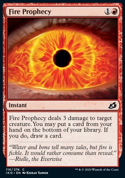 Fire Prophecy - Ikoria: Lair of Behemoths (Common) [IKO-116] Immagine principale del prodotto