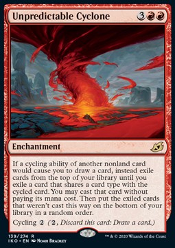 Unpredictable Cyclone - Ikoria: Lair of Behemoths (Rare) [IKO-139] Hover Image