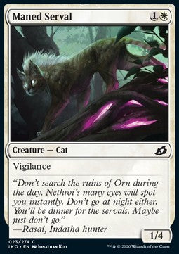 Maned Serval - Ikoria: Lair of Behemoths (Common) [IKO-23] Hauptbild