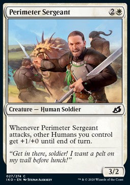 Perimeter Sergeant - Ikoria: Lair of Behemoths (Common) [IKO-27] Imagen principal del producto