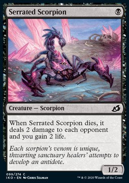 Serrated Scorpion - Ikoria: Lair of Behemoths (Common) [IKO-99] Hauptbild