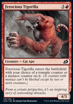 Ferocious Tigorilla - Ikoria: Lair of Behemoths (Common) [IKO-115] Main image