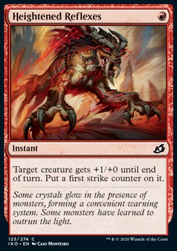 Heightened Reflexes - Ikoria: Lair of Behemoths (Common) [IKO-123] Hover Image