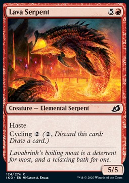 Lava Serpent - Ikoria: Lair of Behemoths (Common) [IKO-124] Main image