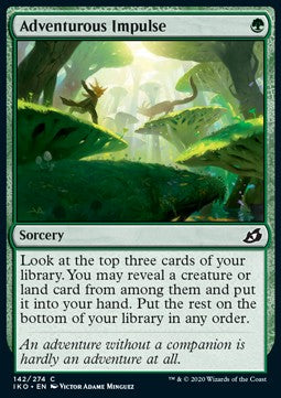 Adventurous Impulse - Ikoria: Lair of Behemoths (Common) [IKO-142] Hoofdafbeelding