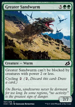 Greater Sandwurm - Ikoria: Lair of Behemoths (Common) [IKO-157] Main image