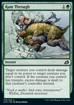 Ram Through - Ikoria: Lair of Behemoths (Common) [IKO-170] Hoofdafbeelding