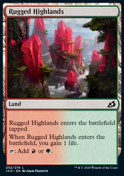 Rugged Highlands - Ikoria: Lair of Behemoths (Common) [IKO-252] Hoofdafbeelding