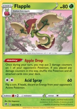 Flapple - Rebel Clash (Holo Rare) [RCL-22] Imagen principal del producto