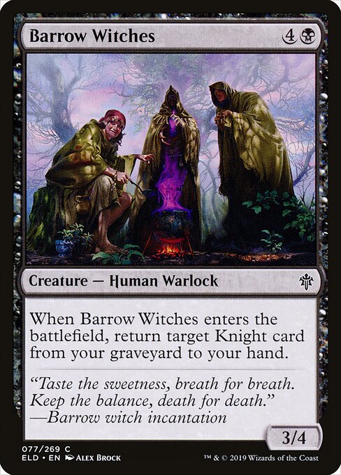 Barrow Witches – Throne of Eldraine (ELD-77) Magic: The Gathering card | LC-REM-20260804-15151290548556-45707c22-fce8-4dbd-9d19-73f08c68f449 Image principale du produit