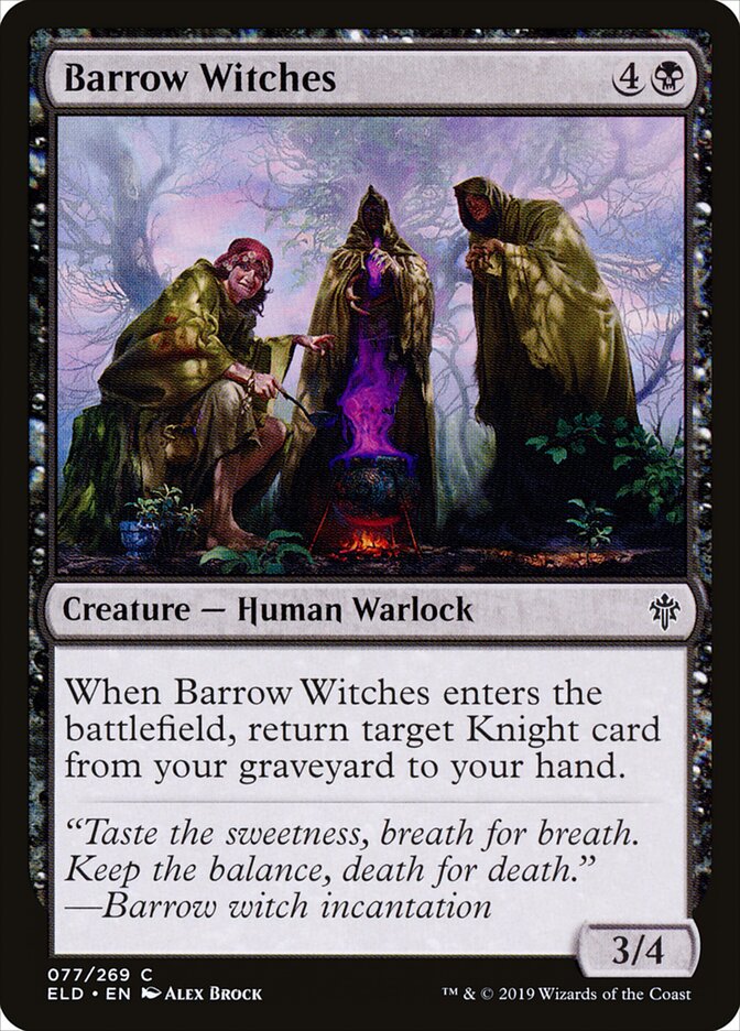 Barrow Witches - Throne of Eldraine (Common) [ELD-77]