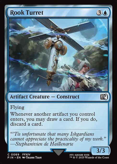 Rook Turret – Final Fantasy (FIN-69) Magic: The Gathering card | LC-REM-20260804-15340118835532-4572884d-0c0e-41e7-b219-f76b95fdbd01 Hoofdafbeelding