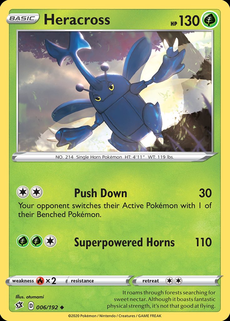 Heracross - Rebel Clash (Uncommon) [RCL-6] Imagen principal del producto