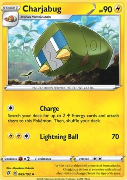 Charjabug - Rebel Clash (Uncommon) [RCL-65] Immagine principale del prodotto
