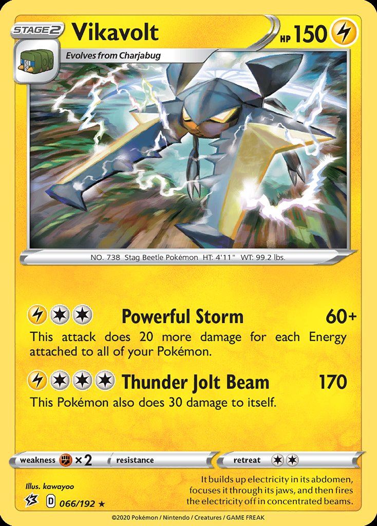 Vikavolt - Rebel Clash (Holo Rare) [RCL-66] Imagen principal del producto