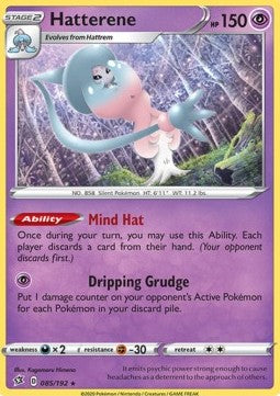 Hatterene - Rebel Clash (Holo Rare) [RCL-85] Hoofdafbeelding