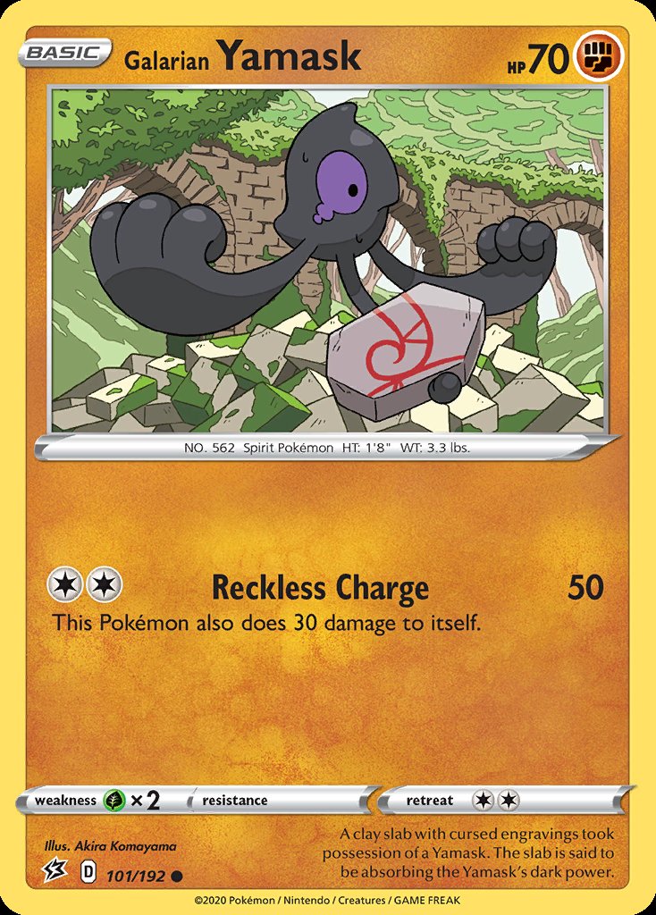 Galarian Yamask - Rebel Clash (Common) [RCL-101] Image principale du produit
