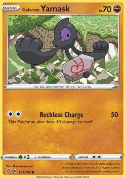 Galarian Yamask - Rebel Clash (Common) [RCL-101] Hover Image