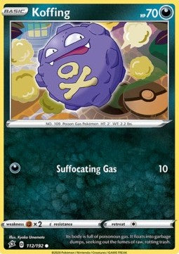 Koffing - Rebel Clash (Common) [RCL-112] Imagen principal del producto