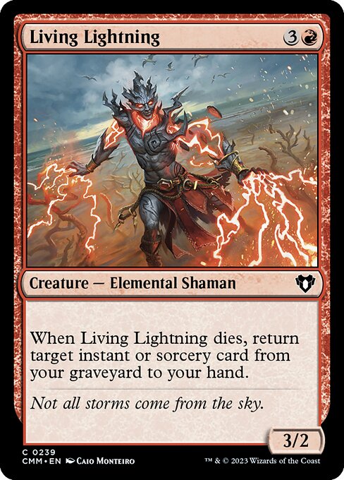 Living Lightning – Commander Masters (CMM-239) Magic: The Gathering card Immagine principale del prodotto