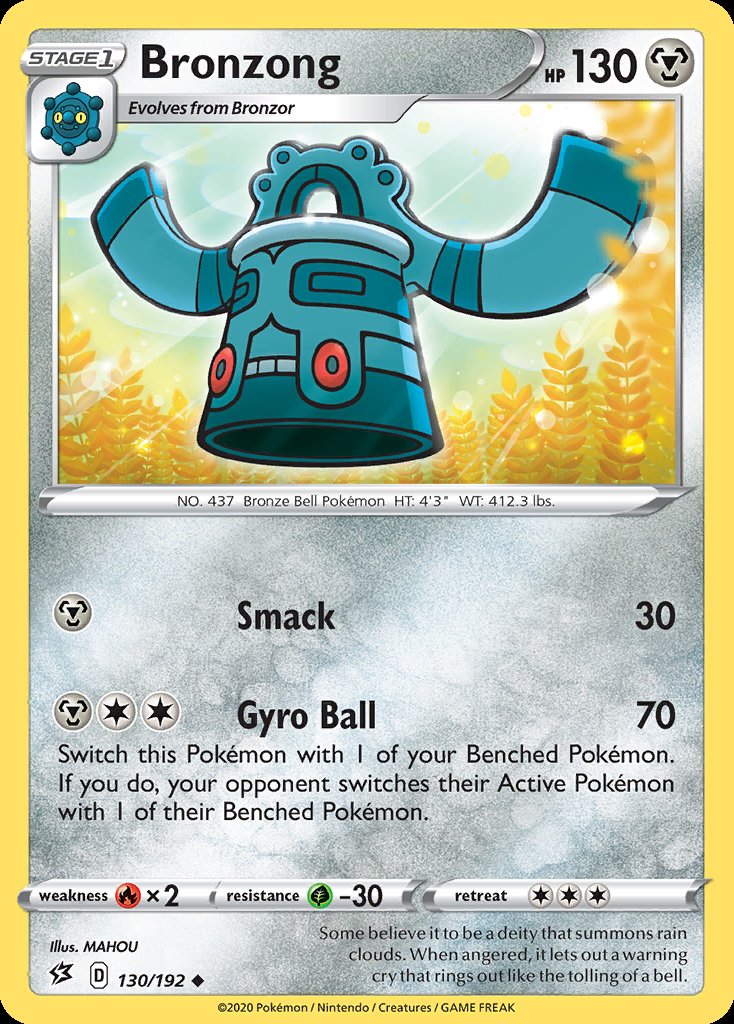 Bronzong - Rebel Clash (Uncommon) [RCL-130] Image principale du produit