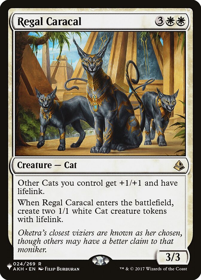 Magic-kaart Regal Caracal PLST-AKH-24 uit The List (Rare)