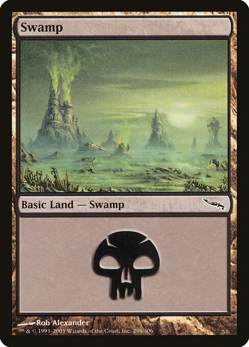 Swamp – Mirrodin (MRD-296) Magic: The Gathering card | LC-REM-20260804-15617493991756-45927890-52ef-448c-b302-4192afa27a04