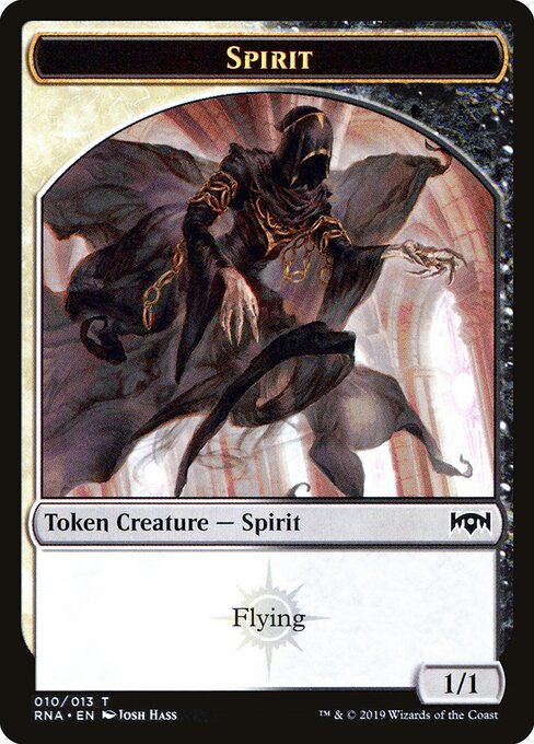 Spirit – Ravnica Allegiance Tokens (TRNA-10) Magic: The Gathering card | LC-REM-20260804-15151329509708-45b3bdd7-b093-4bfd-8a9a-965e72bfefb3