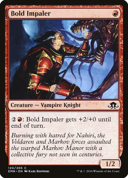 Bold Impaler – Eldritch Moon (EMN-120) Magic: The Gathering card