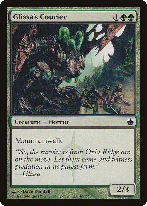 Glissa's Courier – Mirrodin Besieged (MBS-80) Magic: The Gathering card Image principale du produit