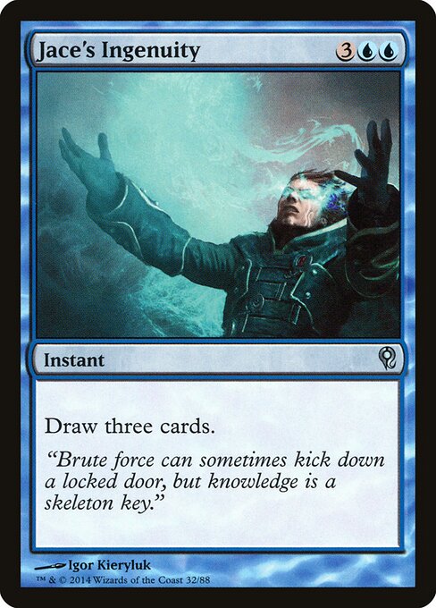 Jace's Ingenuity – Duel Decks: Jace vs. Vraska (DDM-32) Magic: The Gathering card
