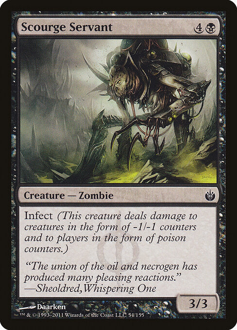 Scourge Servant – Mirrodin Besieged (MBS-54) Magic: The Gathering card Imagen principal del producto