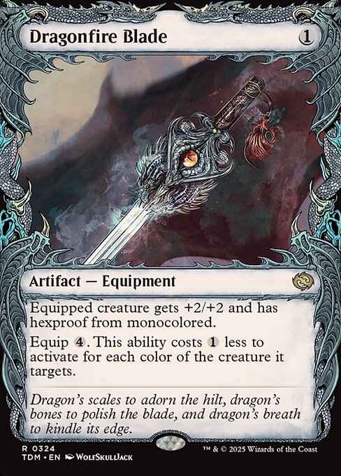 Dragonfire Blade – Tarkir: Dragonstorm (TDM-324) Magic: The Gathering card | LC-REM-20260804-15401914433868-45f039ce-cbfd-46d7-a575-5e6c049f83ff Imagen principal del producto