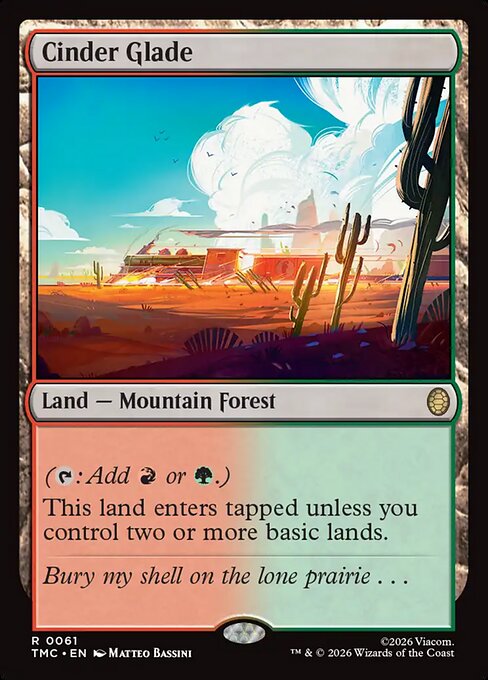 Cinder Glade – Teenage Mutant Ninja Turtles Eternal (TMC-61) Magic: The Gathering card | LC-REM-20260804-15675740062028-45f13a94-c693-4a3b-a0bb-f18ae9fb1ca0