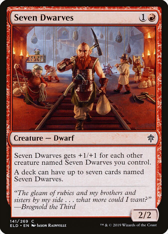 Seven Dwarves - Throne of Eldraine (Common) [ELD-141]